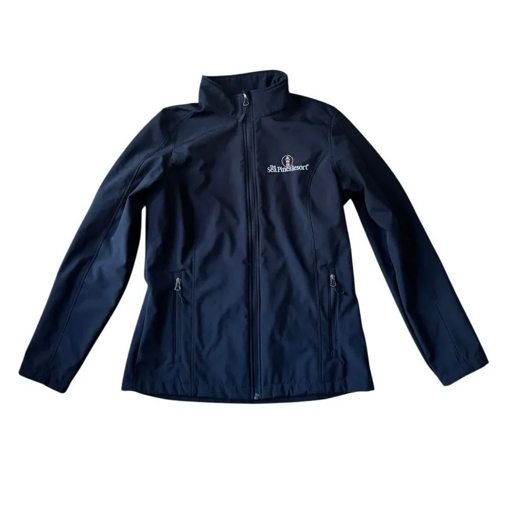 Port Authority The Seapines Resort Harbor Town Light House Jacket Black Medium - Picture 2 of 8